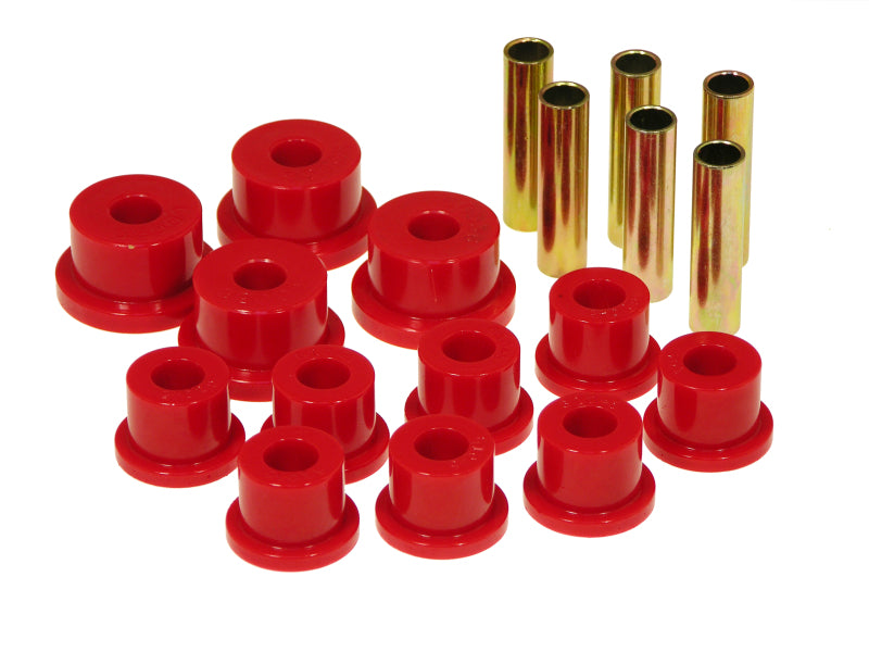 PRO Spring/Shackle Bush- Red - Prothane Suzuki Samurai Spring & Shackle Bushings (Aftermarket Shackles) - Red