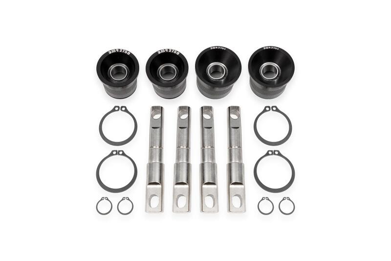 BMR Control Arm Bushing Kits - BMR 14-19 Chevrolet Corvette C7 Rear Upper Control Arm Bearing Kit - Black Anodized