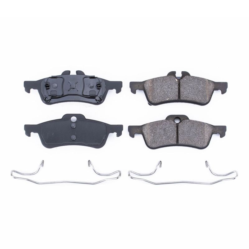 PSB Z17 Evolution Brake Pads - Power Stop 04-08 Mini Cooper Rear Z17 Evolution Ceramic Brake Pads w/Hardware