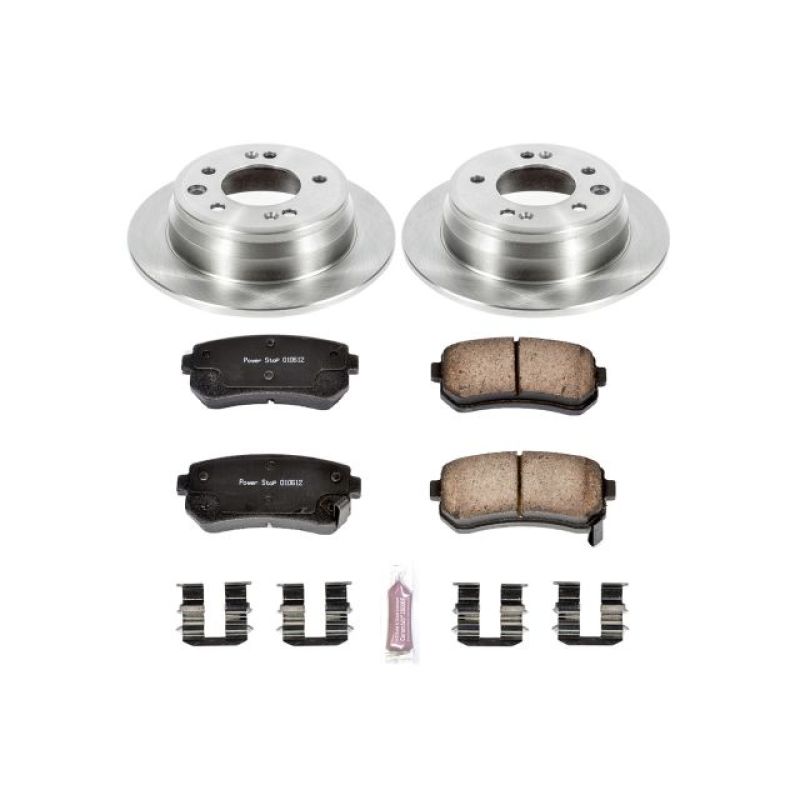 PSB Autospecialty Kit - Power Stop 09-12 Hyundai Elantra Rear Autospecialty Brake Kit