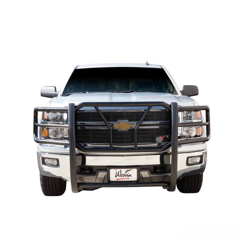 WES HDX Grille Guards - Westin 2014-2015 Chevrolet Silverado 1500 HDX Grille Guard - Black