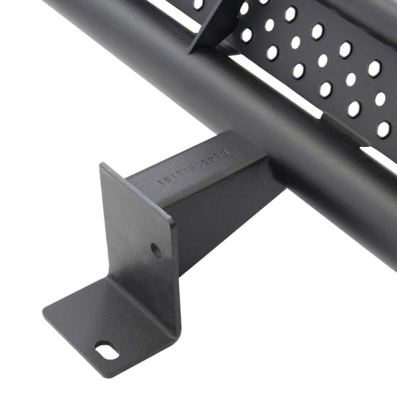 GOR Frame Mount Sliders - Go Rhino 18-23 Toyota Tacoma 4Door Frame Mount Sliders - Textured Black