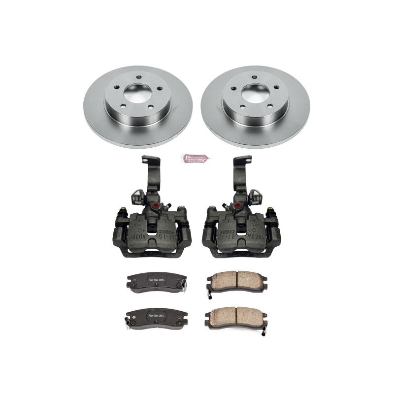 PSB Autospecialty Kit w/Cals - Power Stop 01-03 Oldsmobile Aurora Rear Autospecialty Brake Kit w/Calipers