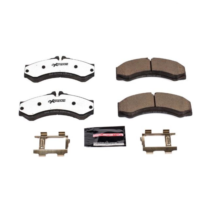 PSB Z36 Truck & Tow Brake Pads - Power Stop 03-06 Dodge Sprinter 2500 Front or Rear Z36 Truck & Tow Brake Pads w/Hardware