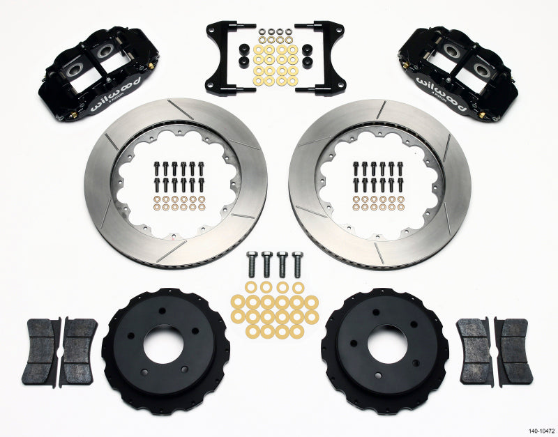 WIL Superlite Brake Kit - Wilwood Narrow Superlite 4R Rear Kit 14.00in 65-82 Corvette C2/C3