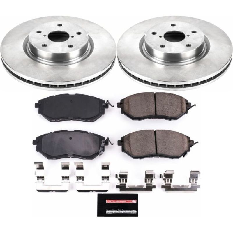 PSB Autospecialty Kit - Power Stop 06-07 Subaru B9 Tribeca Front Autospecialty Brake Kit