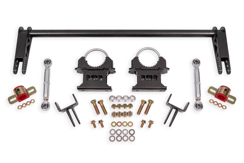 BMR Sway Bar Kits - BMR 79-04 Ford Mustang 1.25in Rear Weld-on Anti-roll Bar Kit - Hollow - Black