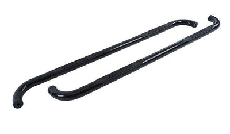GOR Steps - 4000 - Blk - Go Rhino 80-96 Ford F Series 4000 Series SideSteps - Cab Length - Black