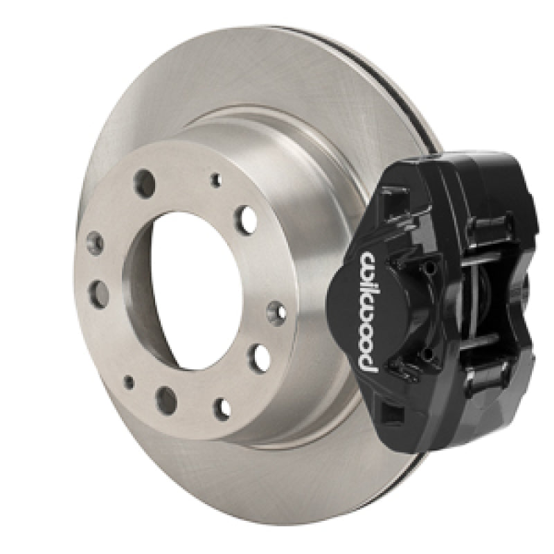 WIL D31 Brake Kits - Wilwood 69-83 Porsche 911 D31 11.42in. Rear Brake Kit w/ Flex Lines - Black