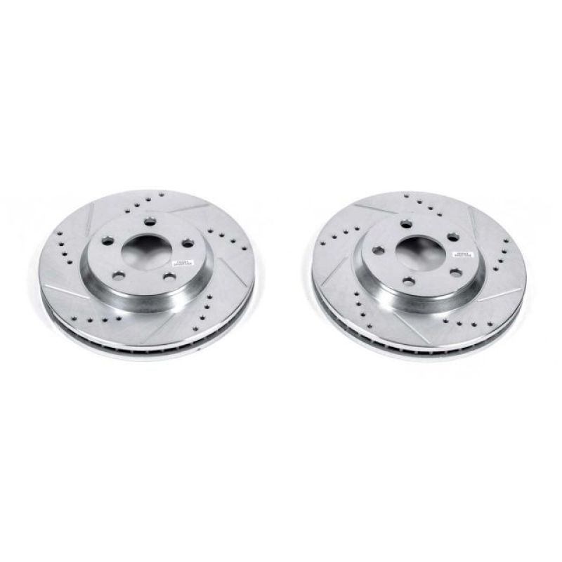 PSB Evolution Drill/Slot Rotor - Power Stop 2005 Buick LeSabre Front Evolution Drilled & Slotted Rotors - Pair