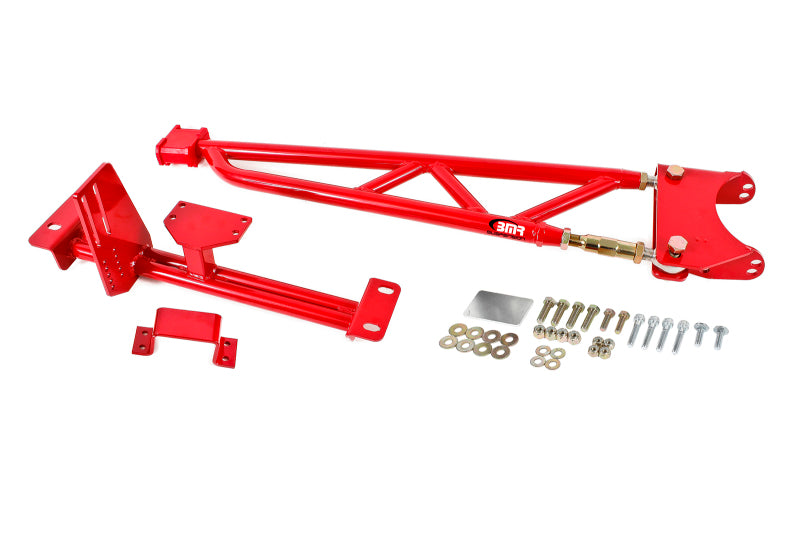 BMR Torque Arms - BMR 93-02 F-Body w/o DSL Torque Arm Tunnel Mount (For Stock Exhaust) - Red