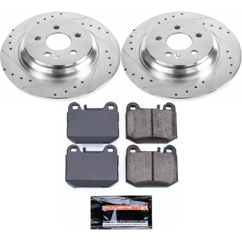 PSB Z23 Evolution Kit - Power Stop 00-01 Mercedes-Benz ML430 Rear Z23 Evolution Sport Brake Kit