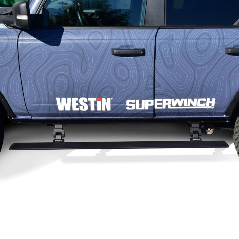 WES Running Boards - Pro-e - Westin 21-23 Ford Bronco 4dr (Excl. Bronco Sport) Pro-e Running Boards - Tex. Blk