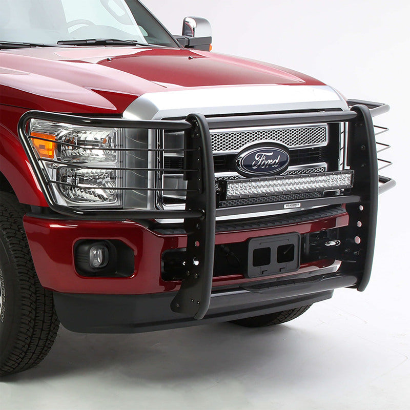 GOR Step Guard - 3000 - Black - Go Rhino 00-04 Ford Excursion 3000 Series StepGuard - Black (Center Grille Guard Only)