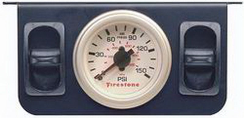 FIR Control Panels - Firestone Air Adjustable Leveling Electric Control Panel w/Dual Gauge 0-150psi - White (WR17602260)