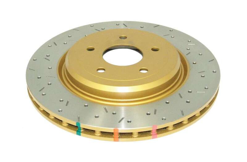 DBA 4000 Slot&Drill Rotors - DBA 05-12 Corvette C6 w/Z06 pkg Rear Drilled & Slotted 4000 Series Rotor