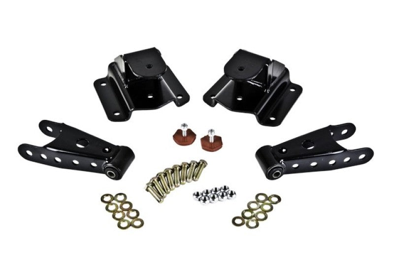BT Shackle Kit - Belltech SHACKLE AND HANGER KIT 94-99 RAM 1500 StdCab 4inch
