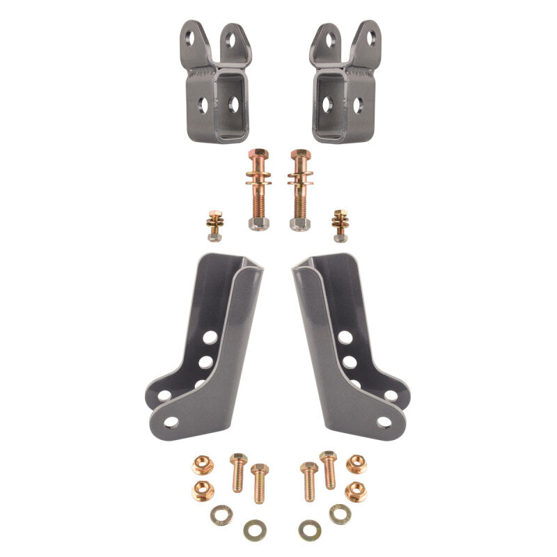 SYN Shock Mounts - Synergy 2018+ Wrangler JL/JLU Front and Rear Lower Shock Relocation Kit