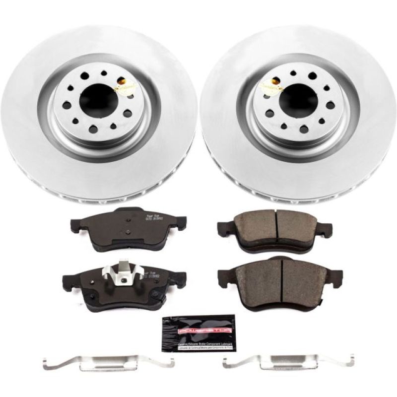 PSB Z23 Evolution Coated Kit - Power Stop 14-19 Fiat 500L Front Z23 Evolution Sport Coated Brake Kit