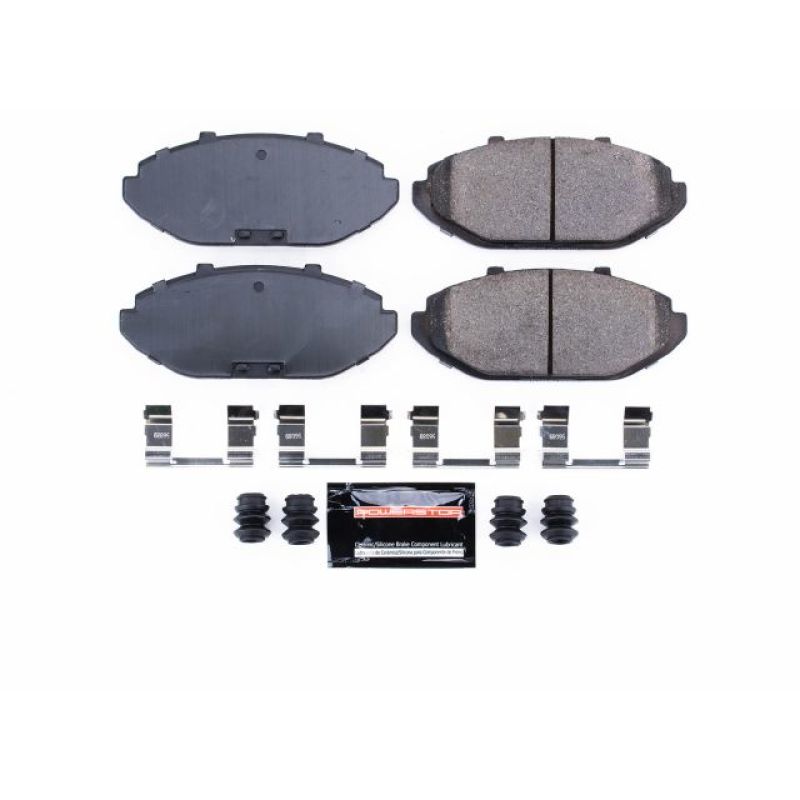 PSB Z23 Evolution Brake Pads - Power Stop 98-02 Ford Crown Victoria Front Z23 Evolution Sport Brake Pads w/Hardware