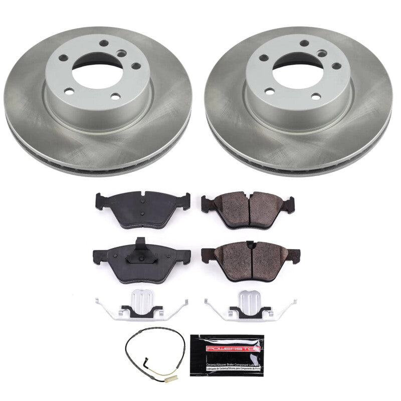 PSB Semi-Coated Rotor Kits - Power Stop 2007 BMW 328xi Front Semi-Coated Rotor Kit