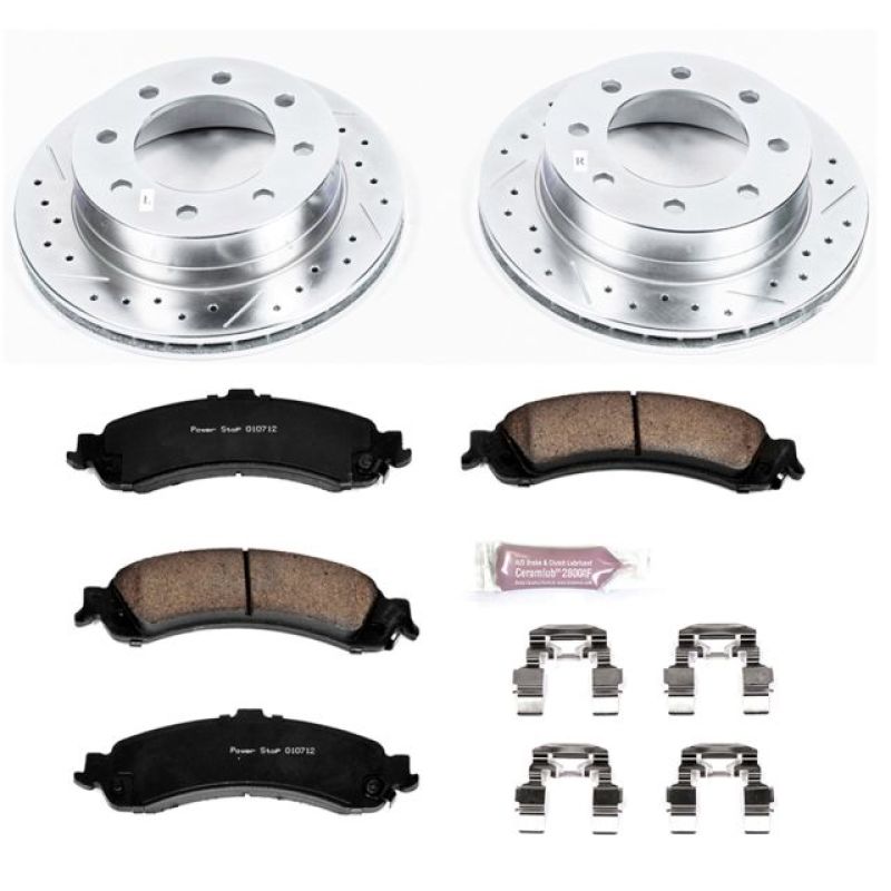 PSB Z23 Evolution Kit - Power Stop 2005 Chevrolet Silverado 1500 HD Rear Z23 Evolution Sport Brake Kit