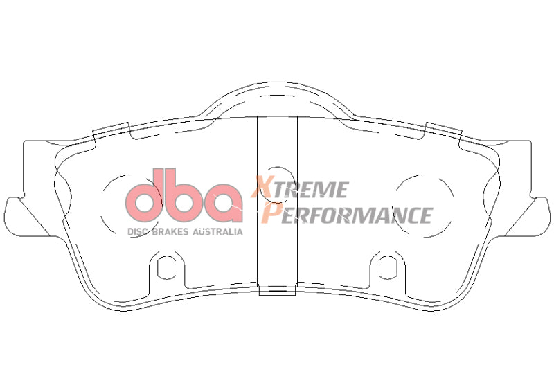 DBA XP650 Brake Pads - DBA 08-09 Pontiac G8 3.6 Base/6.0 XP650 Rear Brake Pads