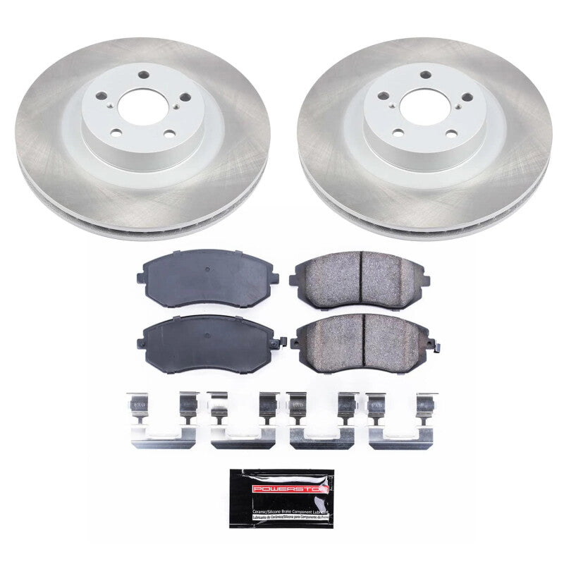 PSB Semi-Coated Rotor Kits - Power Stop 02-05 Subaru Outback Front Semi-Coated Rotor Kit