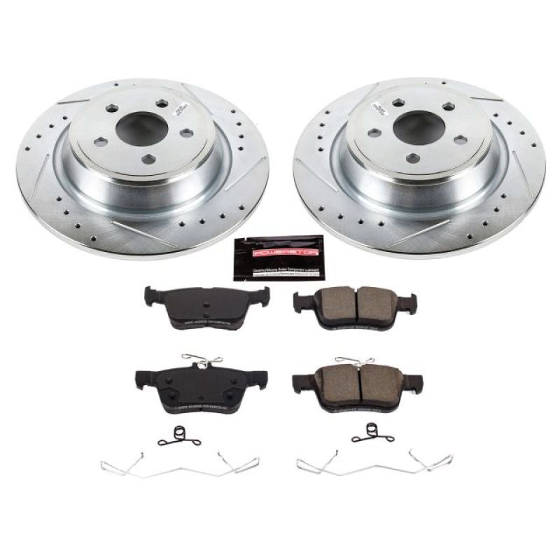 PSB Z23 Evolution Kit - Power Stop 17-18 Lincoln Continental Rear Z23 Evolution Sport Brake Kit