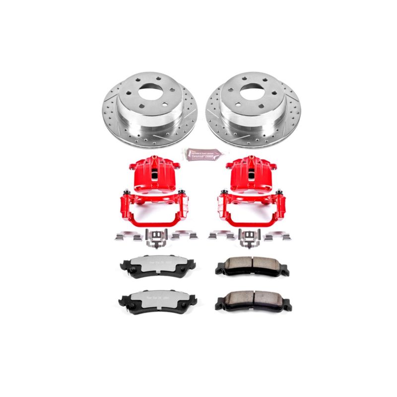 PSB Z36 Truck & Tow Kit w/Cals - Power Stop 03-05 Chevrolet Astro Rear Z36 Truck & Tow Brake Kit w/Calipers