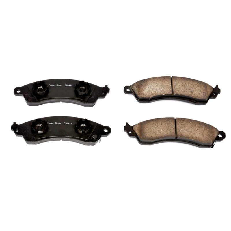 PSB Z16 Evolution Brake Pads - Power Stop 87-92 Chevrolet Camaro Front Z16 Evolution Ceramic Brake Pads