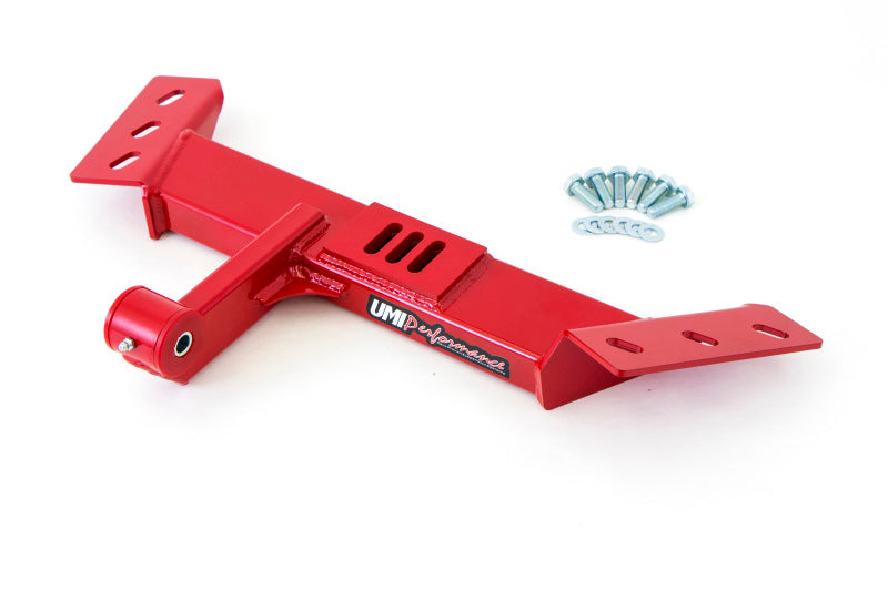 UMI Crossmember Reinforcements - UMI Performance 82-92 GM F-Body Tunnel Mounted Torque Arm- Red