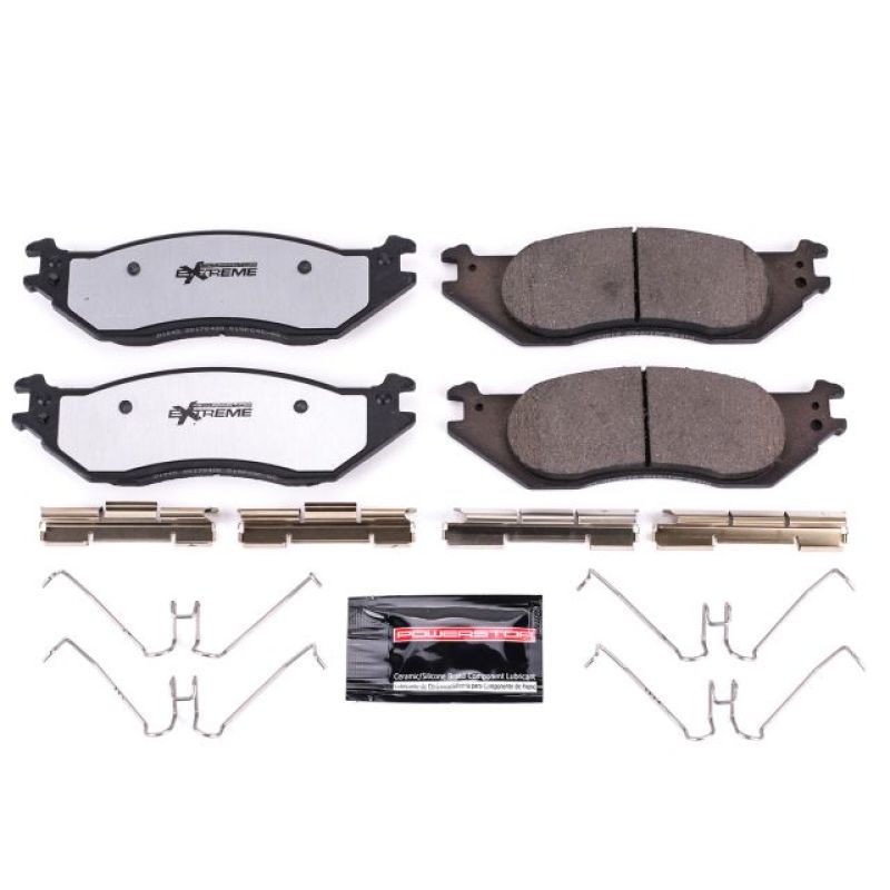 PSB Z36 Truck & Tow Brake Pads - Power Stop 04-06 Ford E-150 Front Z36 Truck & Tow Brake Pads w/Hardware