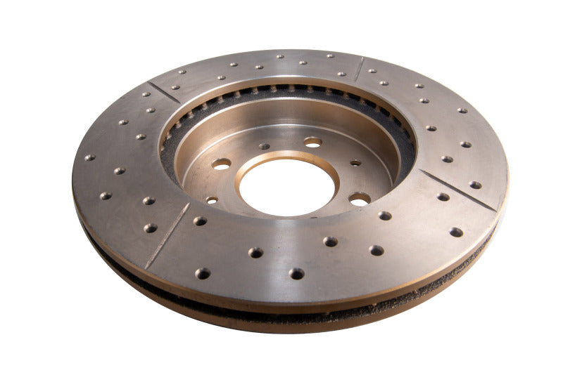 DBA Street Slot&Drill Rotors - DBA 90-01 Integra/93-05 Civic Front Drill & Slot Street Series Rotor (4 Lug Only)