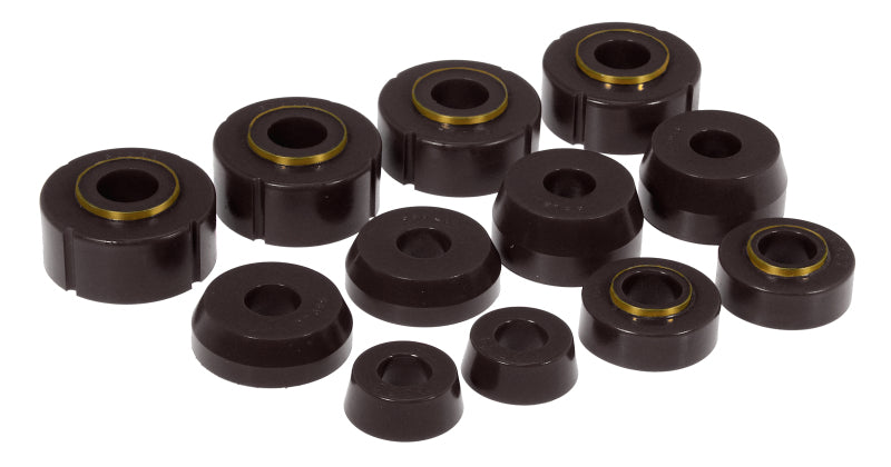 PRO Body/Subframe Bush - Blk - Prothane 66-79 Ford F100-350 4wd Body Mount - Black