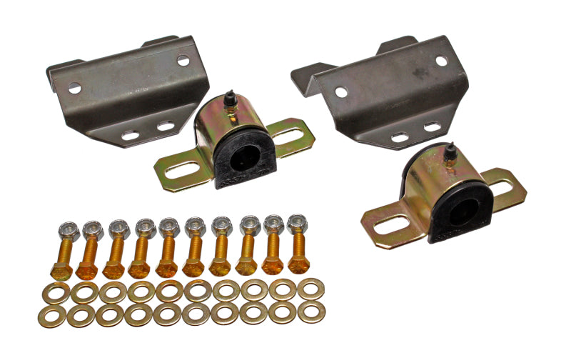 ES Grease Sway Bush - Black - Energy Suspension 67-72 Dodge Dart / 65-69 Charger Black 15/16in Greaseable Bushing Adapter Kit