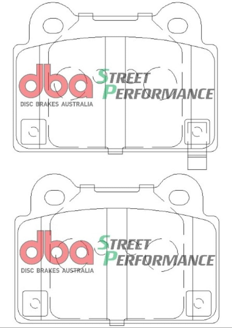 DBA SP500 Brake Pads - DBA 08-14 Mitsubishi EVO SP500 Rear Brake Pads