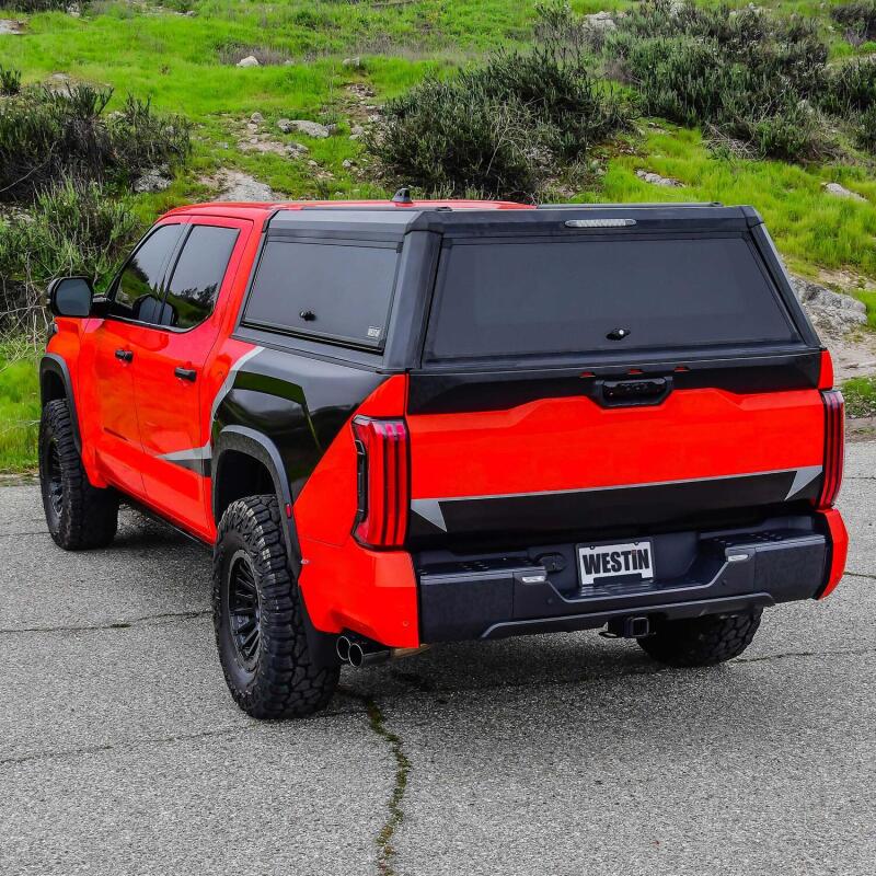 WES EXP Truck Caps - Westin EXP Truck Cap COMPLETE KIT A + B (22-25 Toyota Tundra CC 5.5ft. Bed) - Black