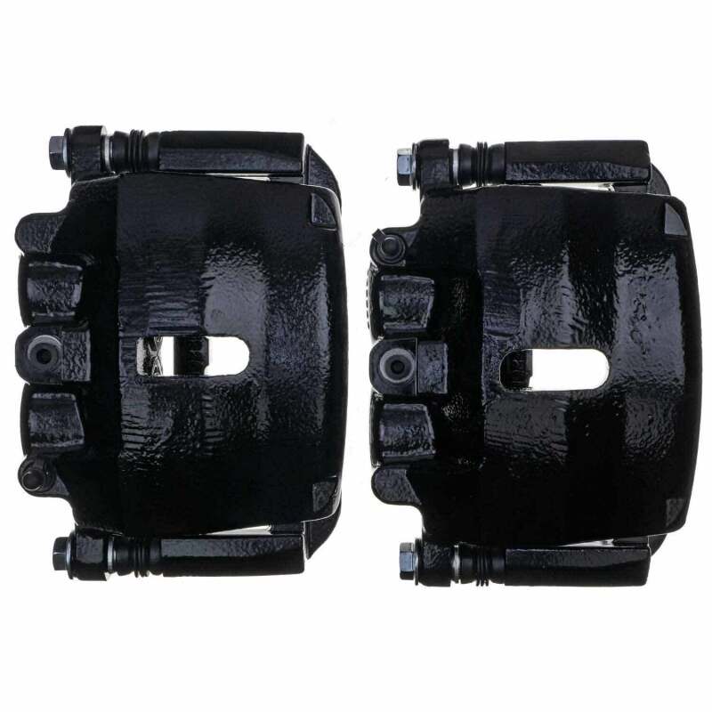 PSB Black Calipers - Power Stop 04-05 Ford F-150 Front Black Caliper - Pair w/Bracket