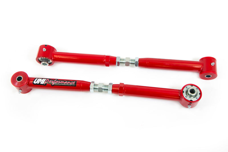 UMI Lower Control Arms - UMI Performance 05-14 Ford Mustang On Car Adjustable Control Arms- Poly/Roto-Joint
