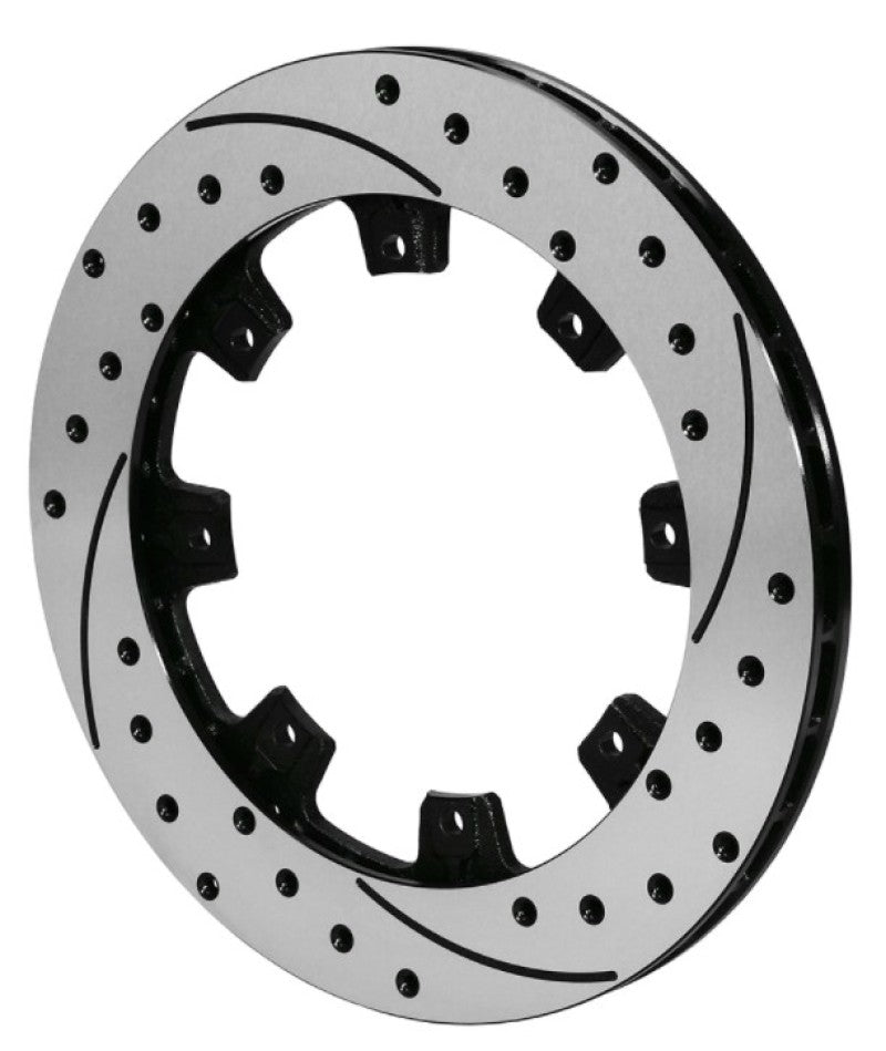 WIL Rotors - Wilwood Rotor-ULHP Iron LH-SRP BLK Drl 12.19 x .810 - 8 on 7.78in