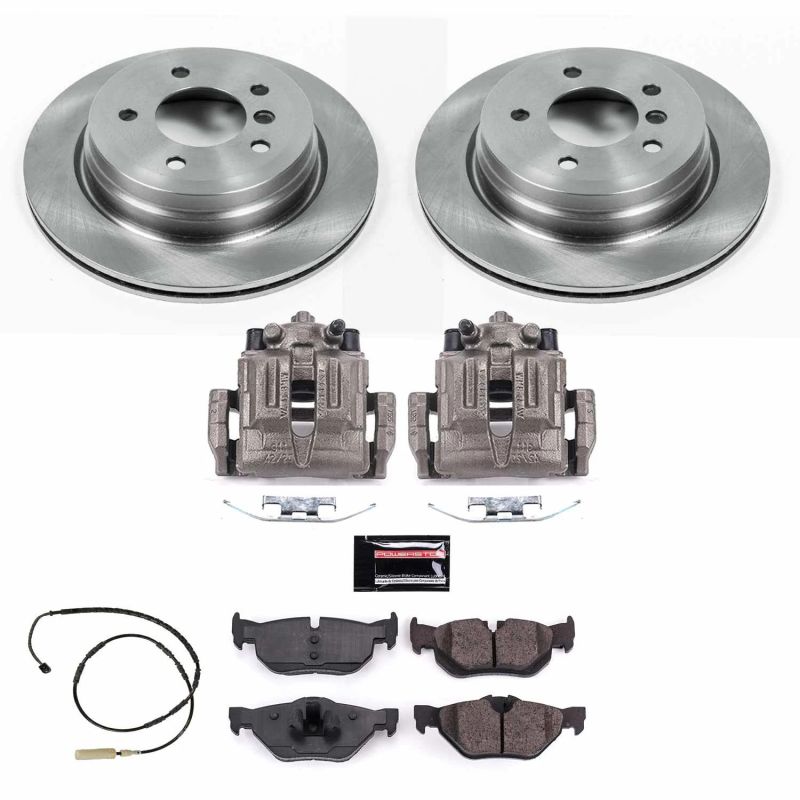 PSB Autospecialty Kit w/Cals - Power Stop 11-13 BMW 328i Rear Autospecialty Brake Kit w/Calipers