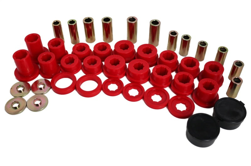 ES Cntrl Arm Bushings - Red - Energy Suspension 86-88 Toyota 4 Runner/PickUp Red Front Control Arm Bushing Set (Uppers ONLY)