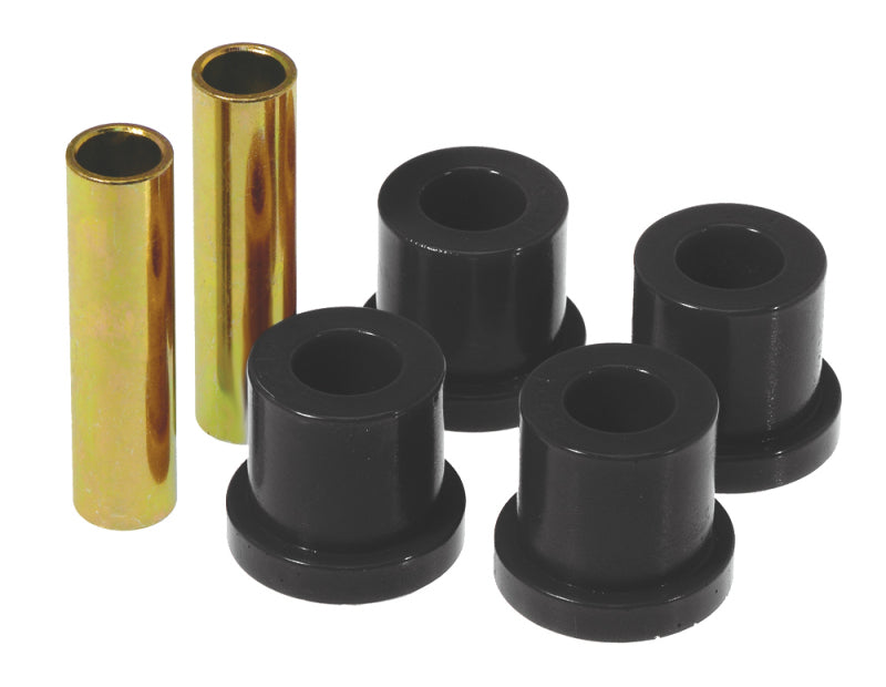 PRO Spring/Shackle Bush- Blk - Prothane 81-87 GM Rear 1 3/8in OD Frame Shackle Bushings - Black