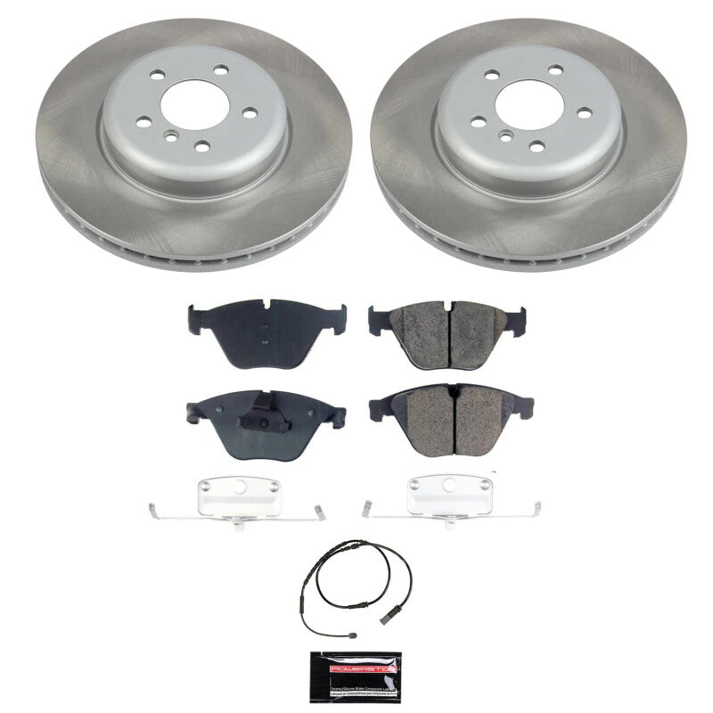 PSB Semi-Coated Rotor Kits - Power Stop 2011 BMW 535i xDrive Front Semi-Coated Rotor Kit