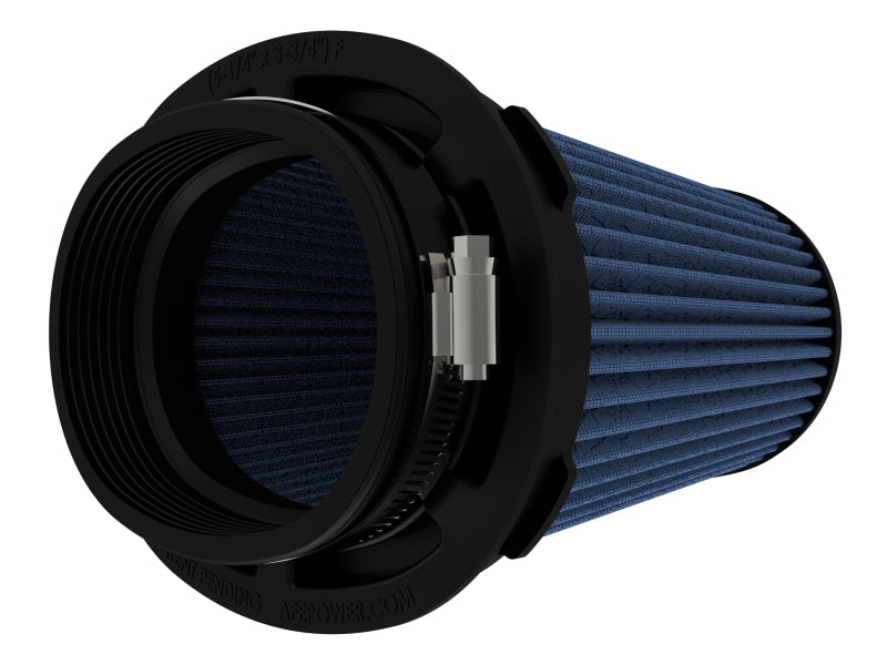 AFE Universal Pro-5 R Filter - aFe Momentum Intake Air Filter w/Pro 5R (5-1/4x3-3/4)IN F x(7-3/8x5-7/8)IN B x(4-1/2x4)IN Tx6-3/4IN