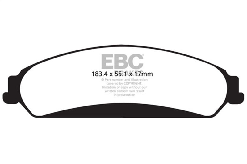 EBC Ultimax2 Brake Pad Sets - EBC 2011+ Chrysler 300C Ultimax Front Brake Pads