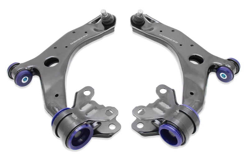 SPR Control Arms - Front - SuperPro 10-14 Mazda3 Front Lower Control Arm Set W/ Sp Bushings