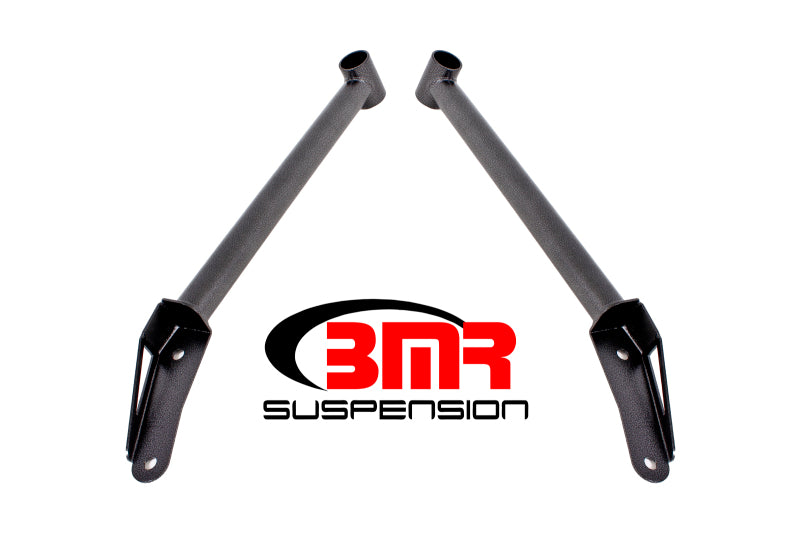 BMR Cradle Braces - BMR 16-17 6th Gen Camaro Front Of Rear Cradle Brace - Black Hammertone