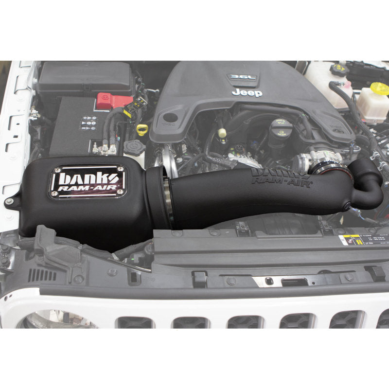 GBE Ram-Air Intake Systems - Banks Power 18-20 Jeep 3.6L Wrangler (JL) Ram-Air Intake System